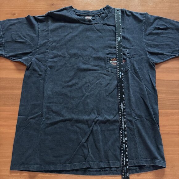 Vintage Harley Davidson Flame Pocket Denali Alaska T-Shirt Men's XL/2XL - Picture 8 of 8